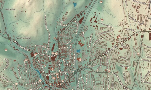 Map of Torrington, Connecticut in 2026