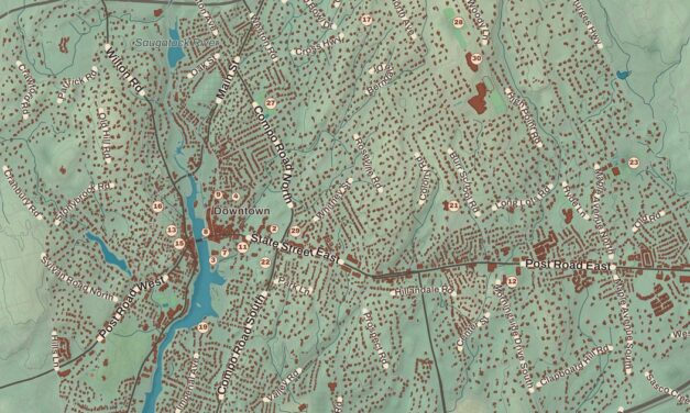 Map of Westport, Connecticut in 2026