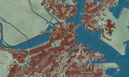 Map of Boston, Massachusetts in 2026