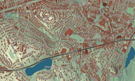 Map of Brookline, Massachusetts in 2026