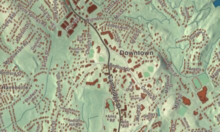 Map of Burlington, Massachusetts in 2026