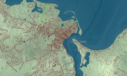 Map of Edgartown, Massachusetts, Drawn Like an Old Atlas