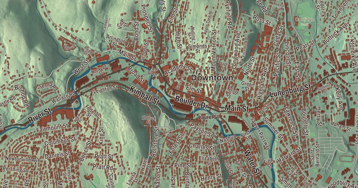 Map of Fitchburg, Massachusetts in 2026