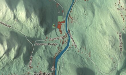 Map of Huntington, Massachusetts in 2026