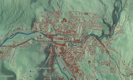 Map of North Adams, Massachusetts, Drawn Like an Old Atlas
