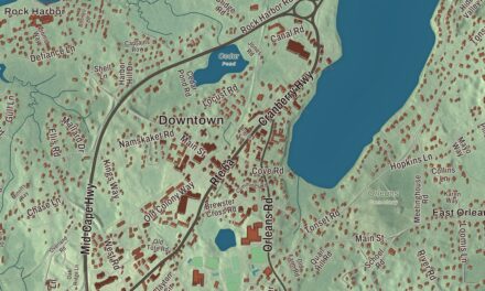 Map of Orleans, Massachusetts in 2026