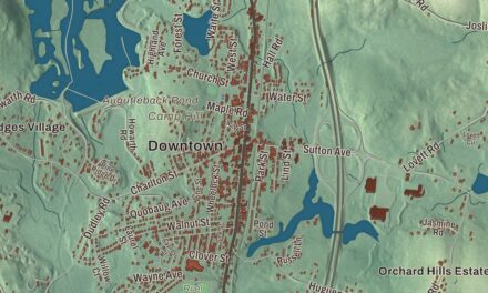 Map of Oxford, Massachusetts in 2026