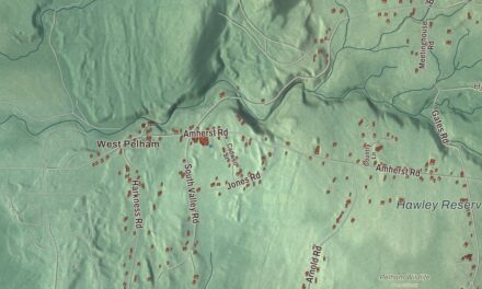 Map of Pelham, Massachusetts in 2026