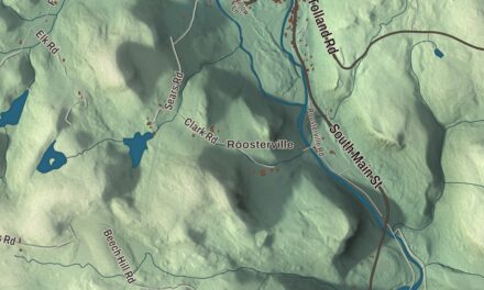 Map of Sandisfield, Massachusetts in 2026