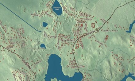 Map of Wenham, Massachusetts, Drawn Like an Old Atlas
