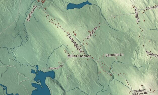 Map of Acton, Maine in 2026
