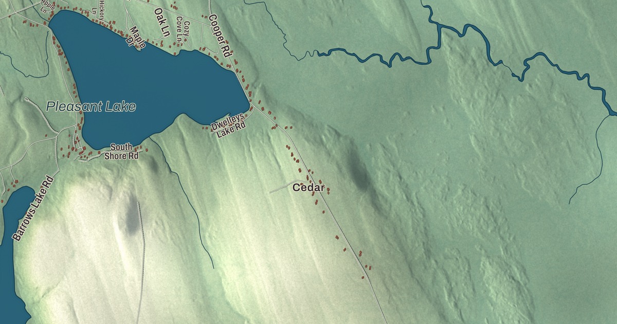 Map of Alexander, Maine in 2026