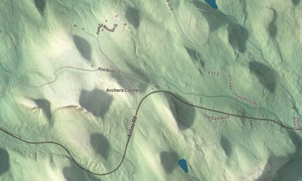 Map of Amherst, Maine in 2026