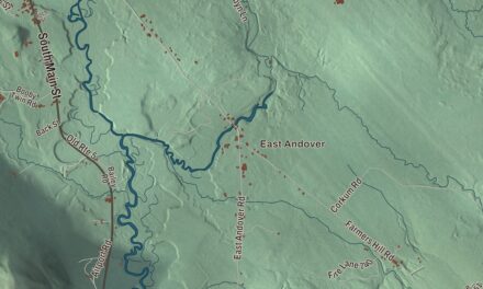 Map of Andover, Maine in 2026