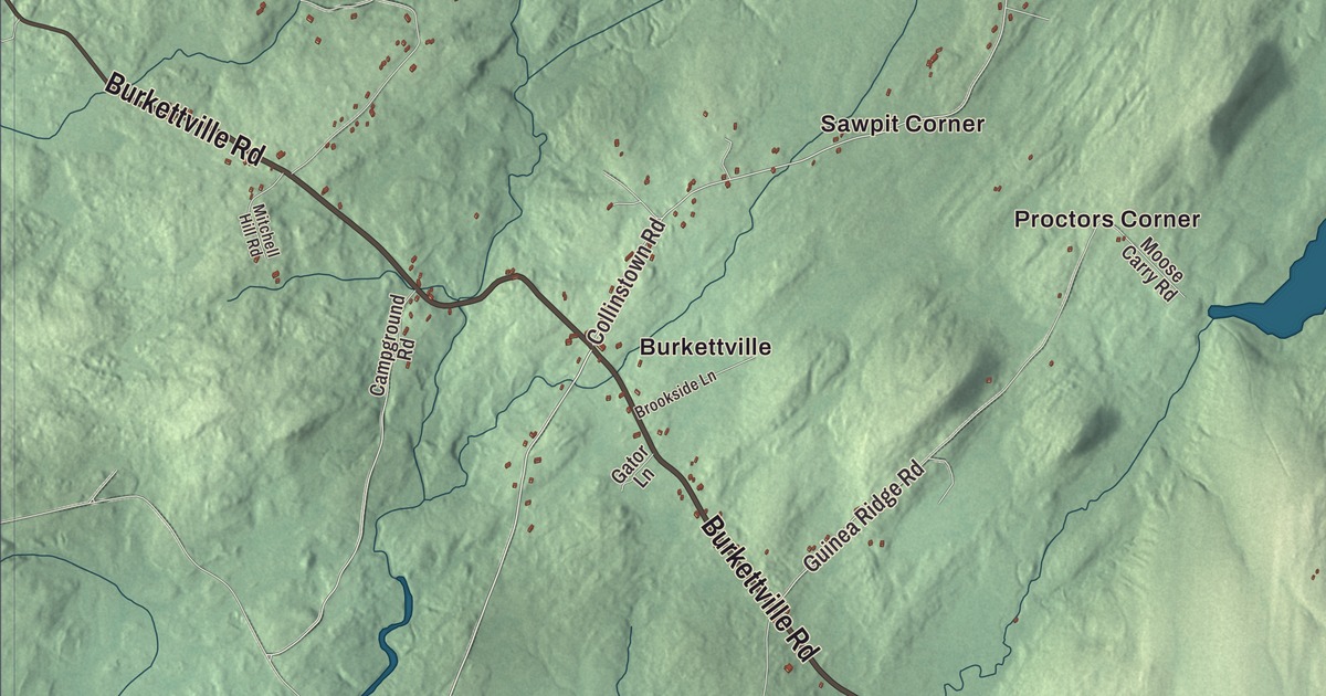 Map of Appleton, Maine in 2026