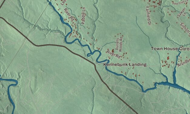 Map of Arundel, Maine in 2026