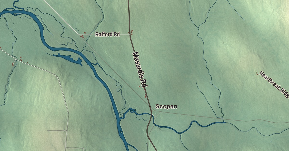 Map of Ashland, Maine in 2026