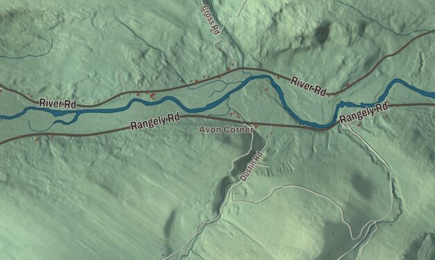 Map of Avon, Maine in 2026