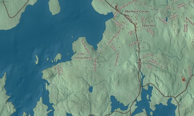 Map of Bar Harbor, Maine in 2026