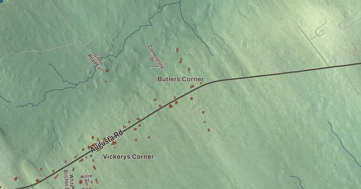 Map of Belmont, Maine in 2026