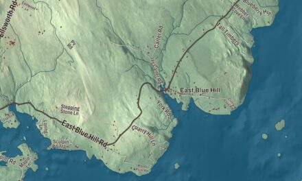 Map of Blue Hill, Maine in 2026