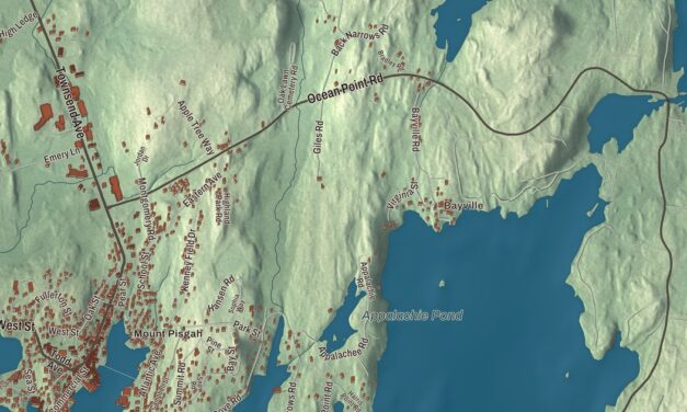 Map of Boothbay Harbor, Maine in 2026