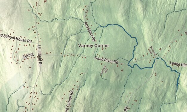 Map of Bowdoin, Maine in 2026