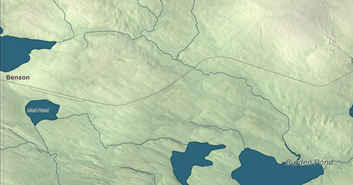 Map of Bowerbank, Maine in 2026