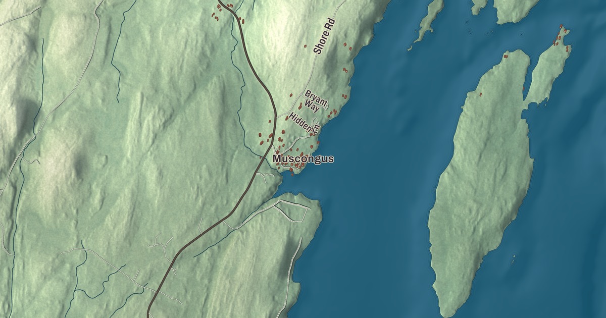 Map of Bremen, Maine in 2026