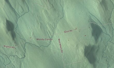Map of Brighton, Maine in 2026