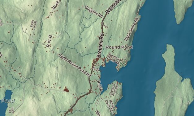 Map of Bristol, Maine in 2026