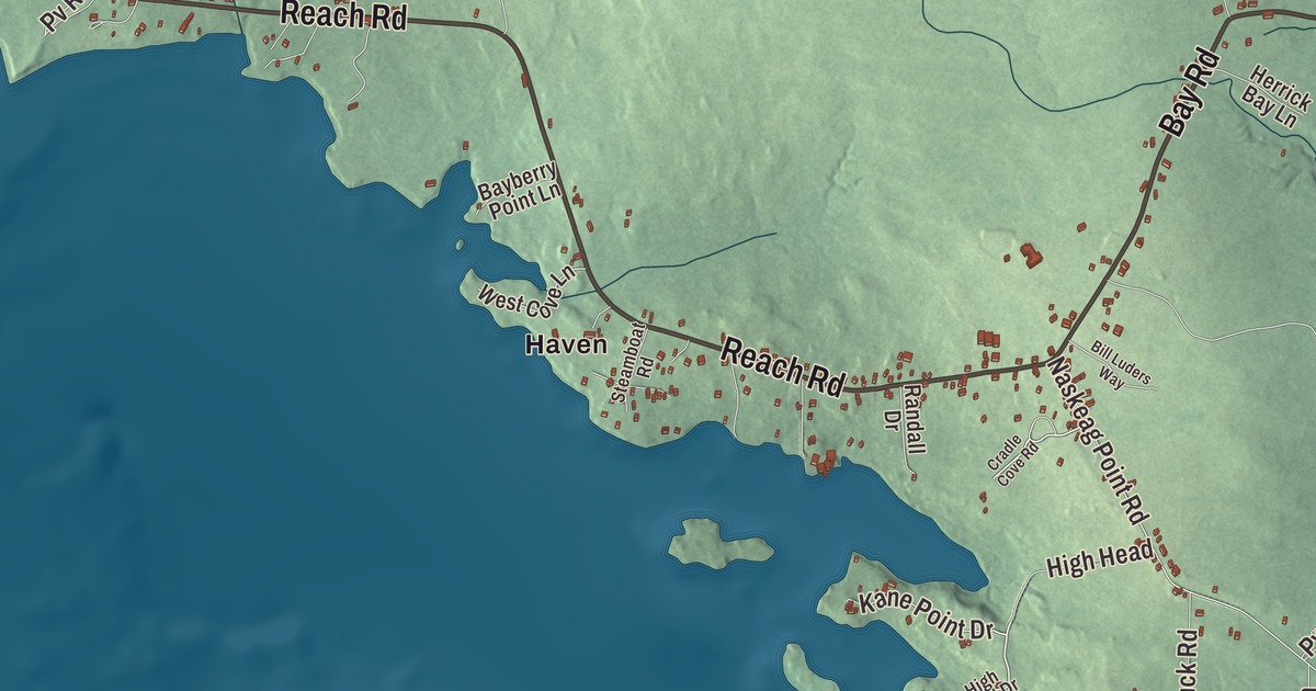 Map of Brooklin, Maine in 2026
