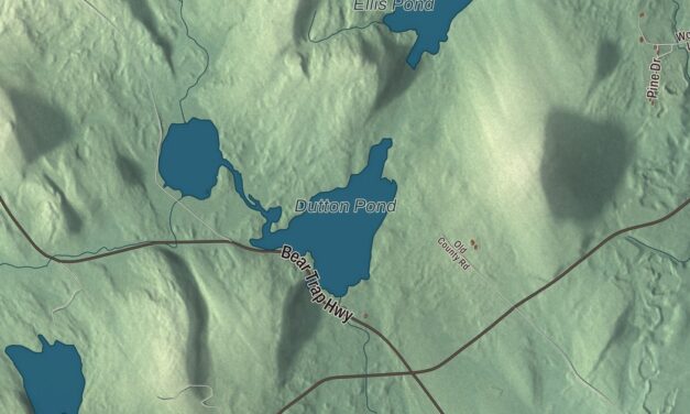 Map of Brooks, Maine in 2026