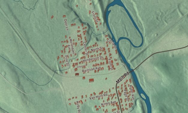 Map of Brownville Junction, Maine in 2026