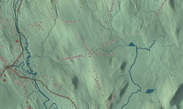 Map of Buckfield, Maine in 2026
