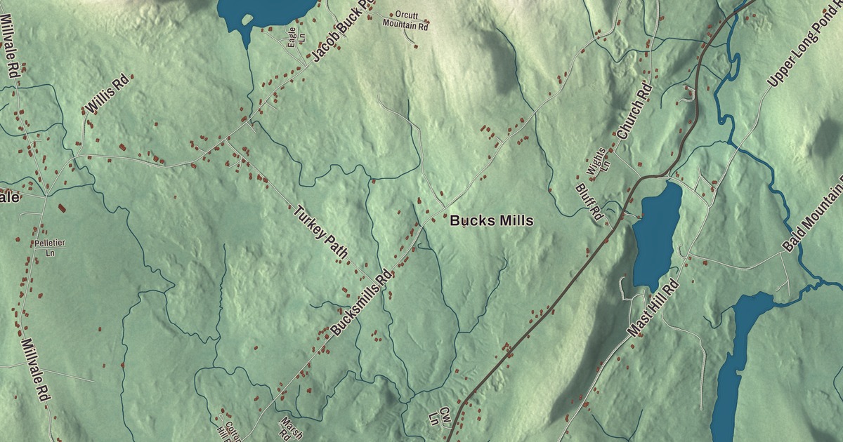 Map of Bucksport, Maine in 2026