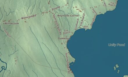 Map of Burnham, Maine in 2026