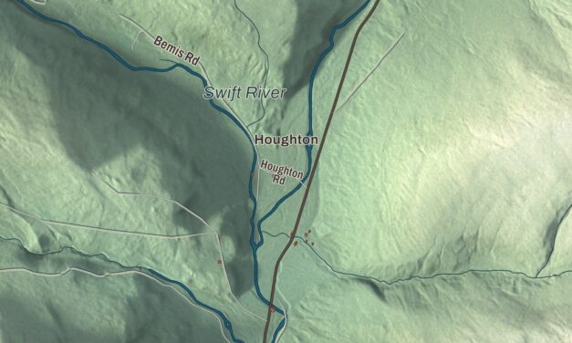 Map of Byron, Maine in 2026