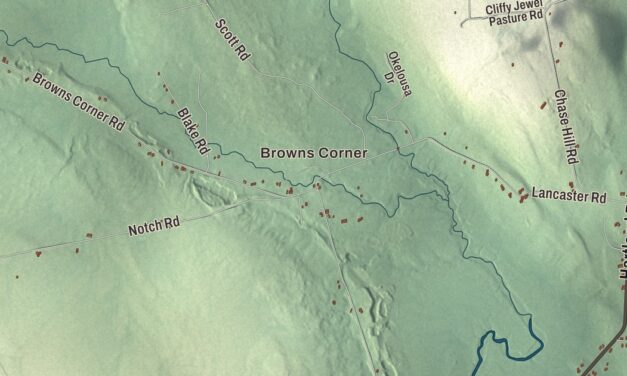 Map of Canaan, Maine in 2026