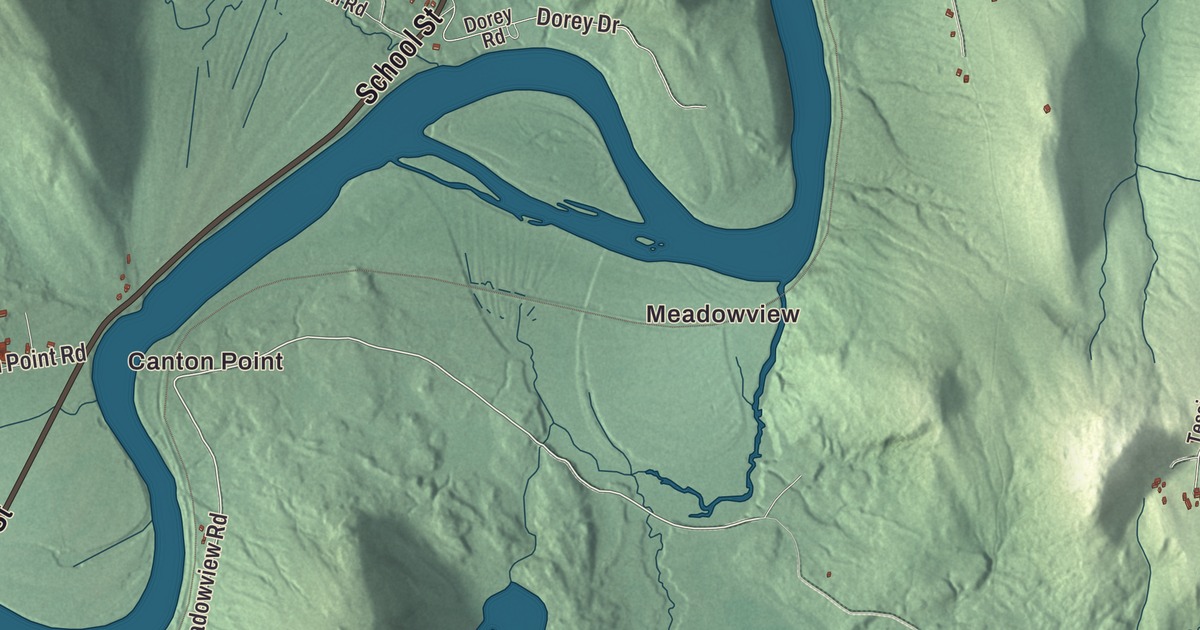 Map of Canton, Maine in 2026