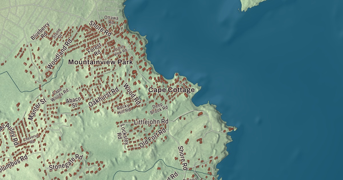 Map of Cape Elizabeth, Maine in 2026