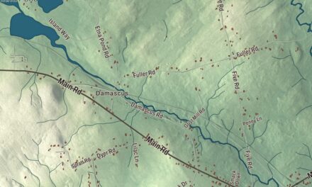 Map of Carmel, Maine in 2026