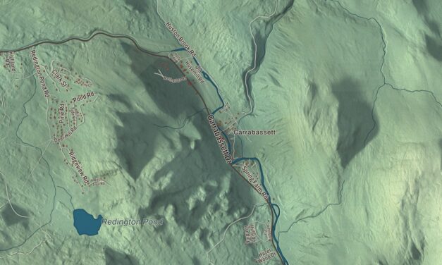 Map of Carrabassett Valley, Maine in 2026