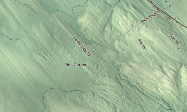 Map of Charlotte, Maine in 2026
