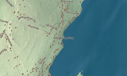 Map of Chebeague Island, Maine in 2026