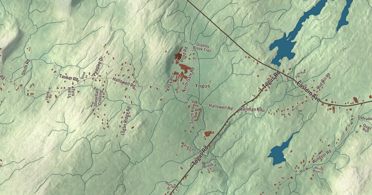 Map of Chelsea, Maine in 2026
