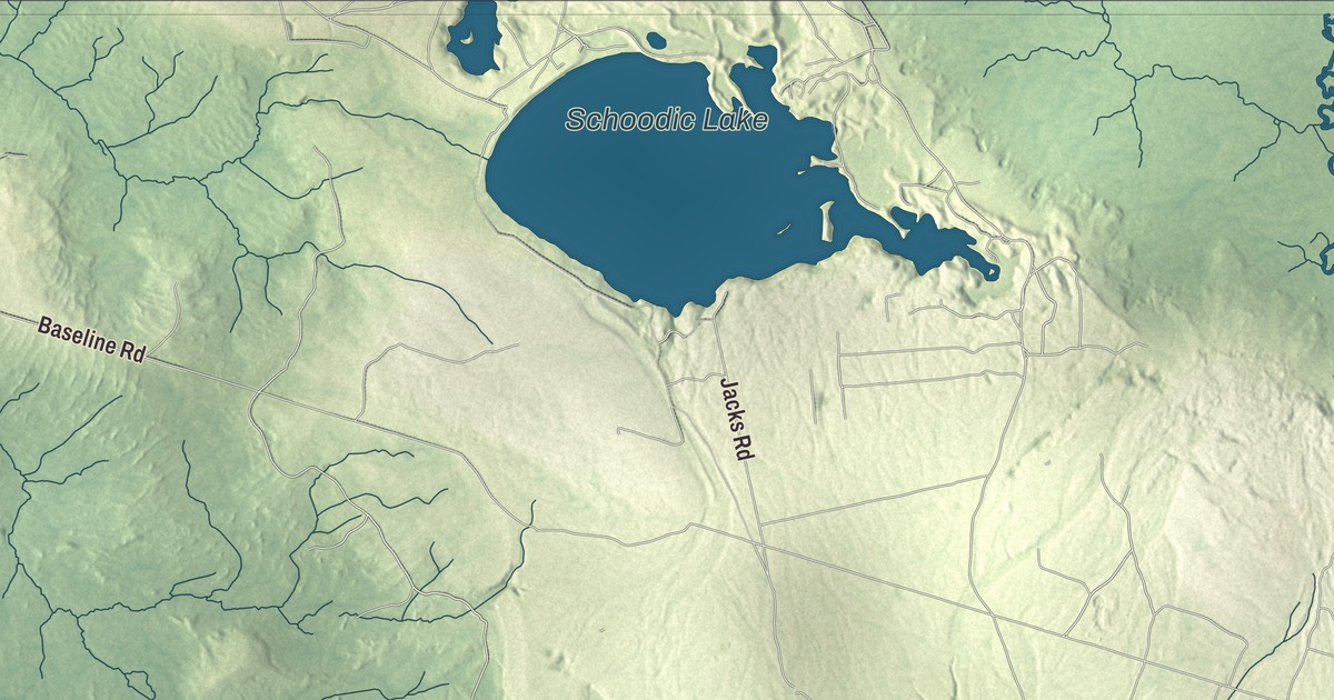 Map of Cherryfield, Maine in 2026