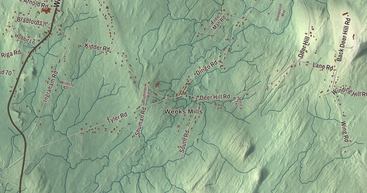 Map of China, Maine in 2026