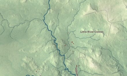 Map of Columbia, Maine in 2026