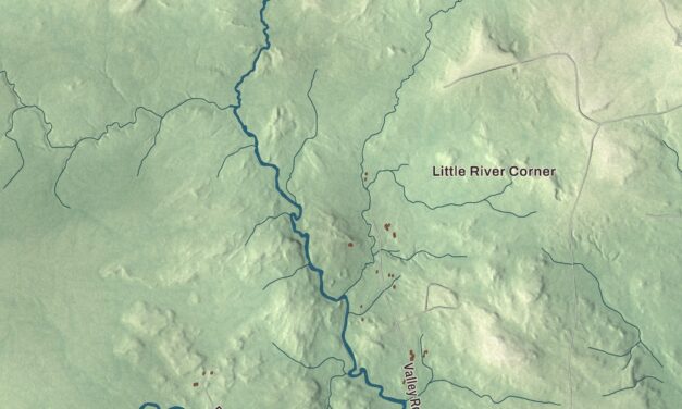Map of Columbia, Maine in 2026